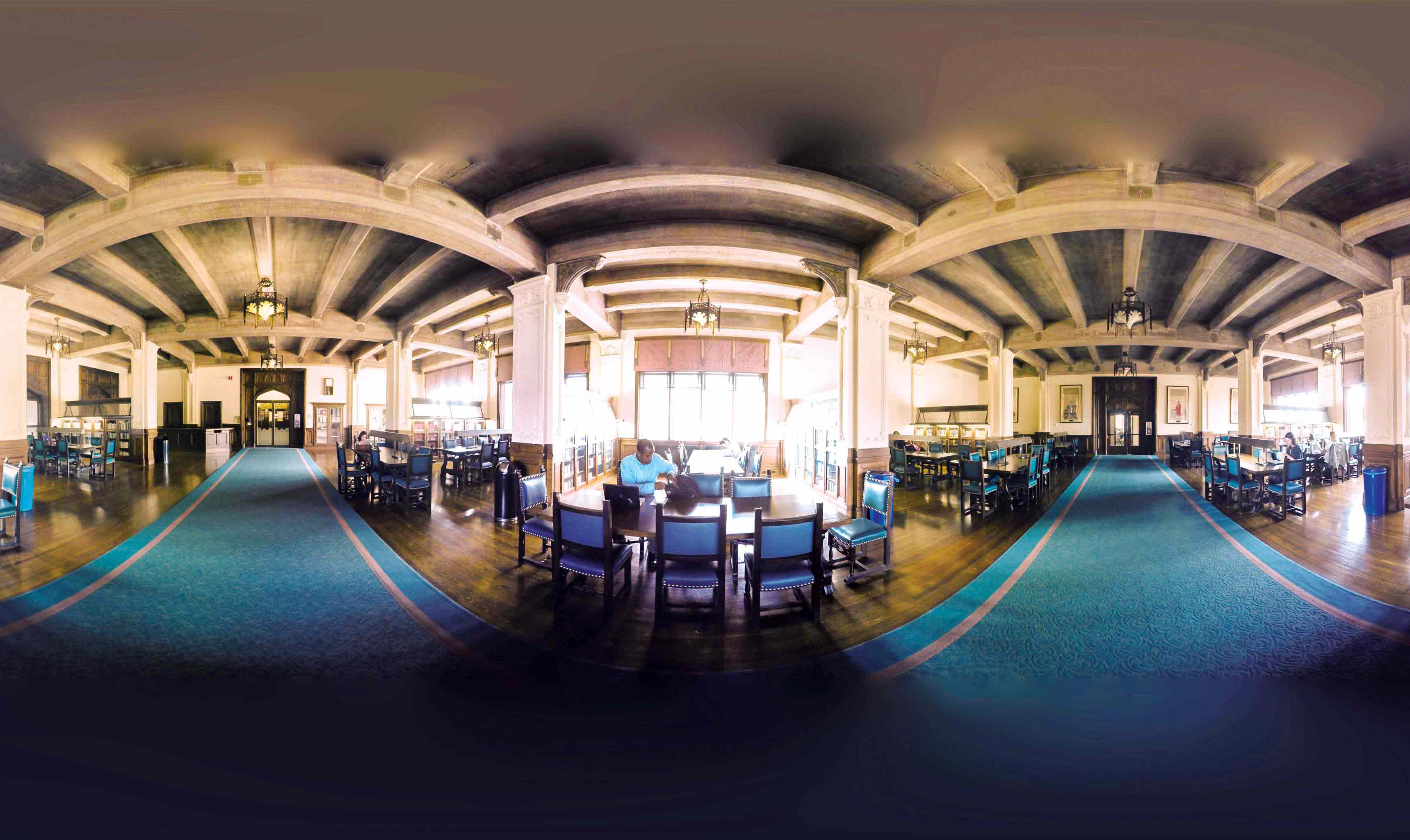 Google 360 view of the USF reading room