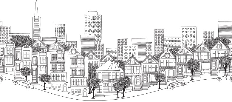 Illustration: San Francisco skyline
