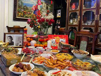 Jackie Nguyen’s Lunar New Year table