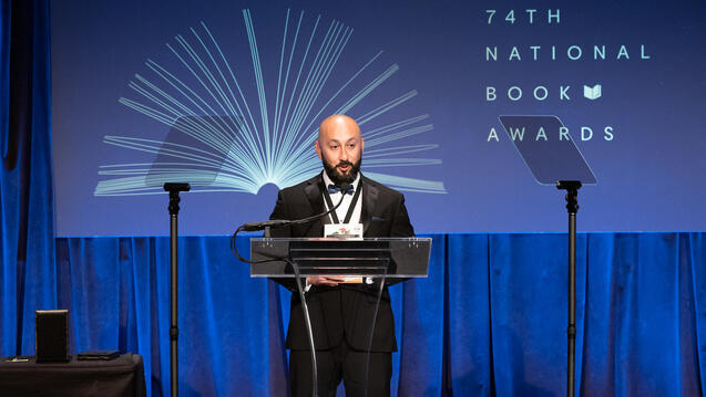 Craig Santos Perez MFA ’06 accepts National Book Award