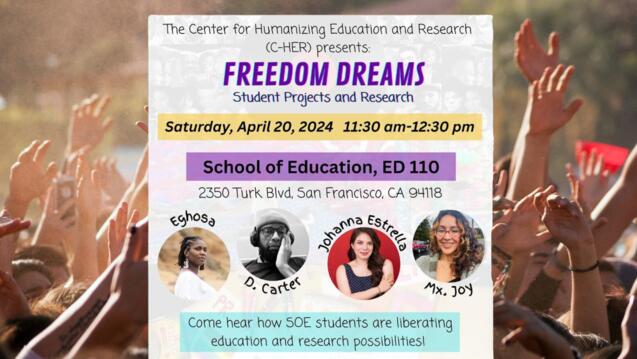 Read event details: Freedom Dreams Student Projects & Research