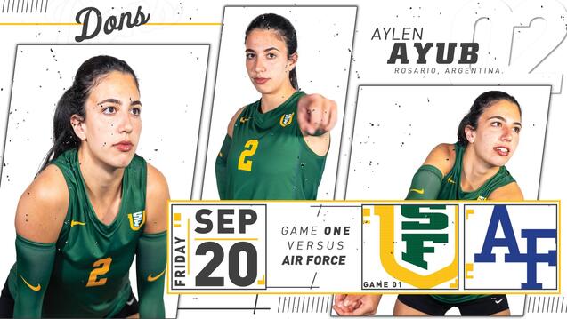 Read event detail:  USF Women&#039;s Volleyball vs Air Force