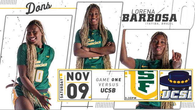 Read event detail:  USF Women&#039;s Basketball vs UC Santa Barbara