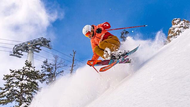 Person skiing