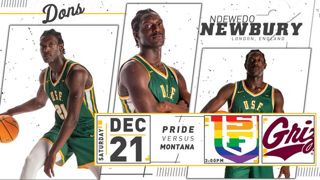 Read event detail:  USF Men&#039;s Basketball vs Montana - PRIDE NIGHT