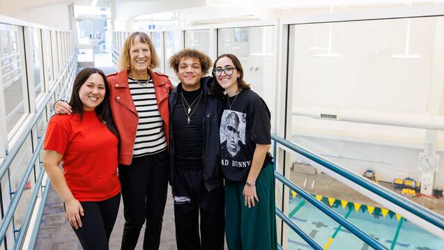 Khaila Esguerra, Deborah Hicks, Nathaniel Gonzalez, and Camila Pardi