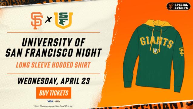 Read event details: USF with the San Francisco Giants