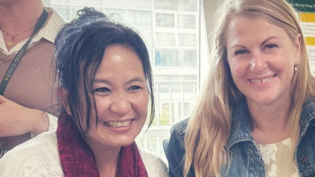 Michelle Concepcion and Dr. Alicia Kletter