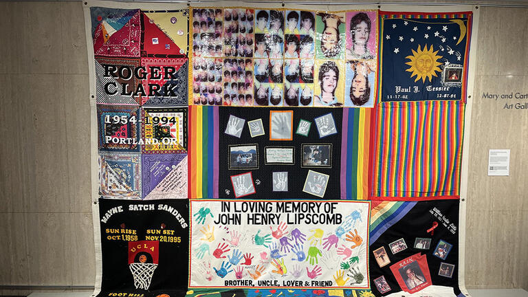 Sewn in Memory: AIDS Quilt Panels from Central Illinois, Exhibits, Spurlock  Museum, U of I