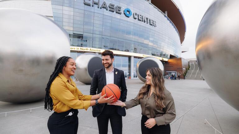 USF Sport Management Alum at Chase Center