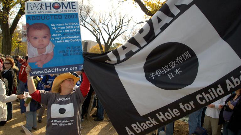 Protestors at a rally