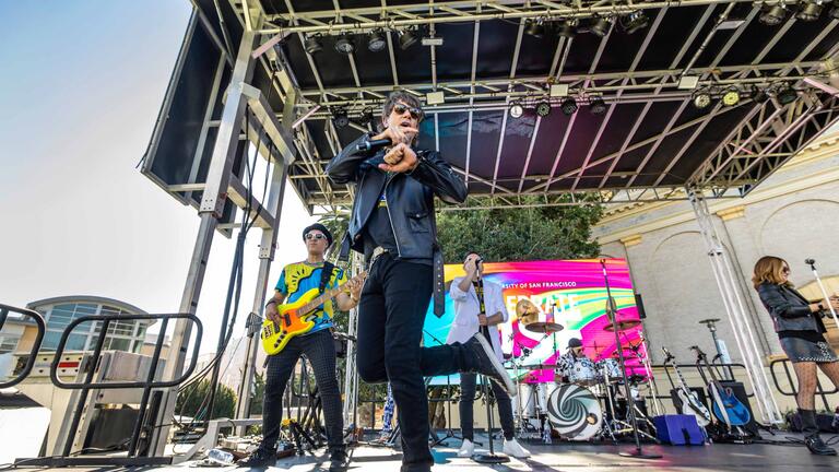 Tainted Love rocks the CelebrateUSF stage