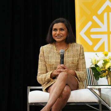 Mindy Kaling and Vicky Nuygen